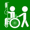 infuus rolstoel 2 groen