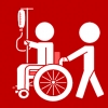 infuus rolstoel 2 rood