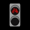 verkeerslicht fietser rood