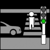 verkeerslicht groen oversteken