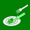 vork naar bord groen