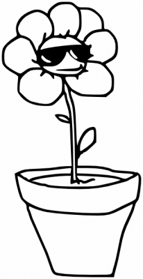 potted_flower_sunglasses_BW_T