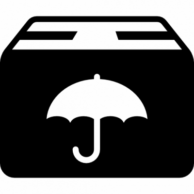 delivery-package-with-umbrella-symbol