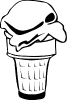 ice_cream_cone_1_scoop_BW