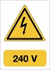 Elektrisch gevaar240 V