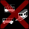 openbaar vervoer kruis rood