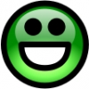 glossy_smiley_green_smile